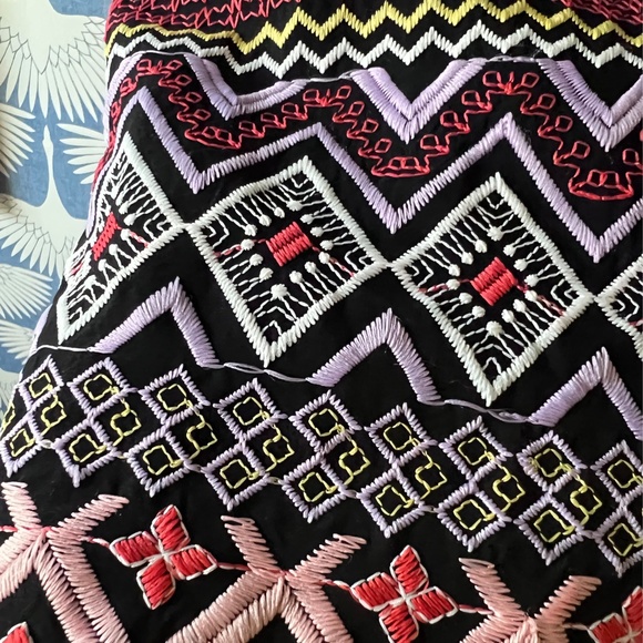 Anthropologie Dress Akemi + Kin Geo Embroidered Dress 14 - Picture 5 of 15